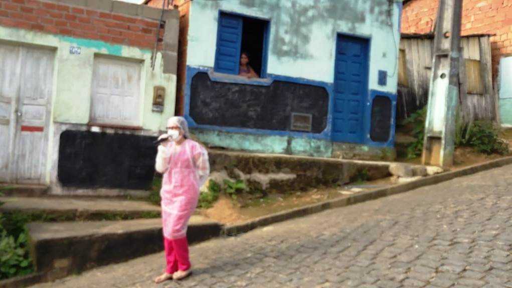 Camacã: Ação Educativa contra o COVID-19 é realizada no Bairro Novo em São João do Panelinha